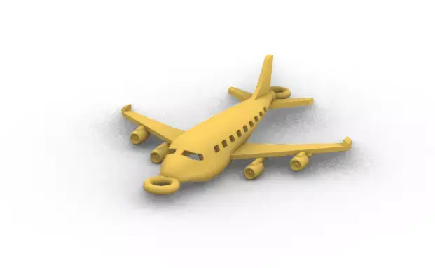 Airplane Jewel 3D print model
