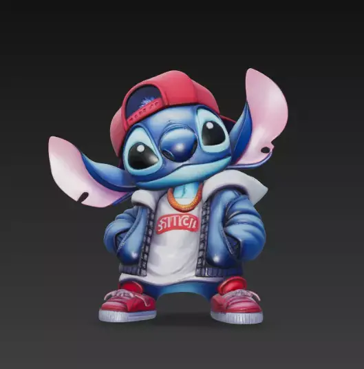 Stitch - Street cloth 2 3D print model