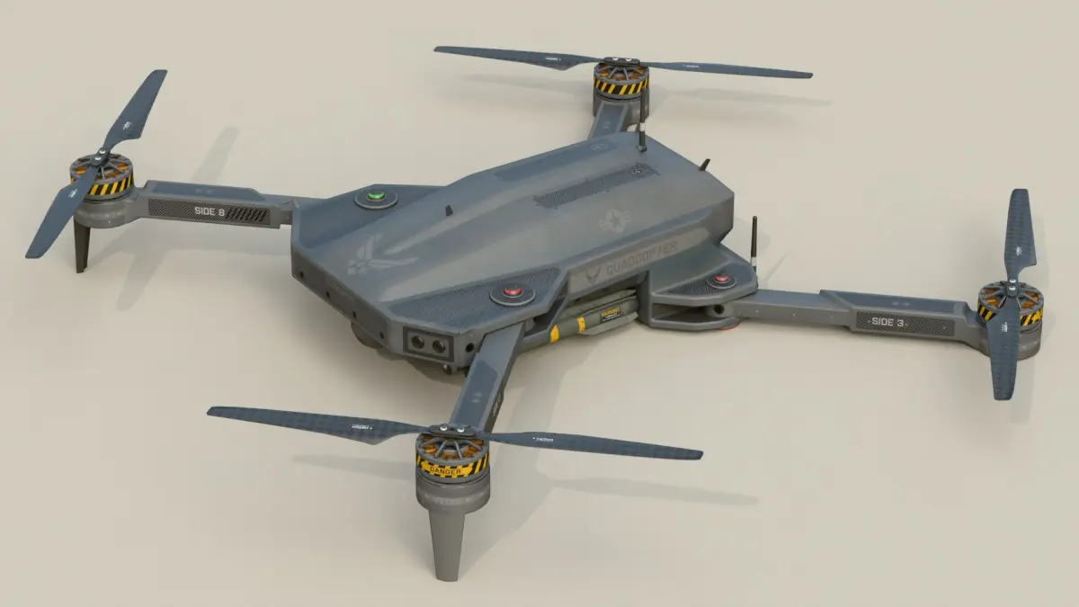 Military Drone SC 3D model