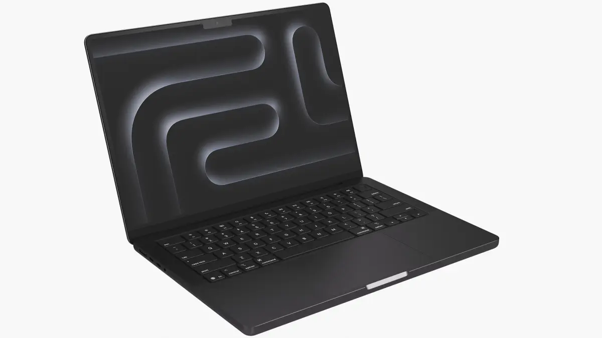 Apple MacBook Pro 14 M5 2025 Space Black 3D model