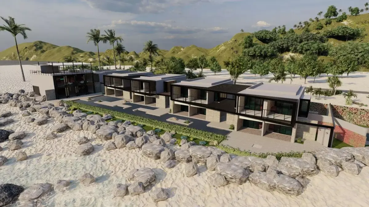 Hotel Beach 3D model shop