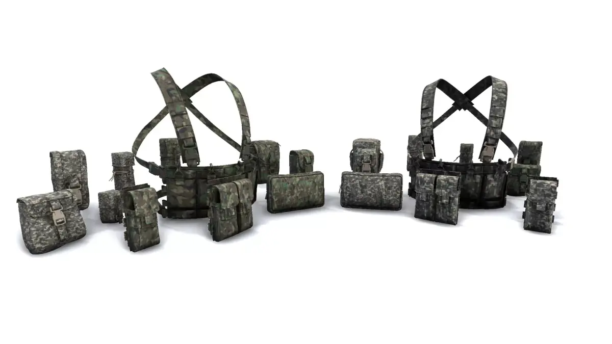 Military Pouch Pack Vol 3 3D model