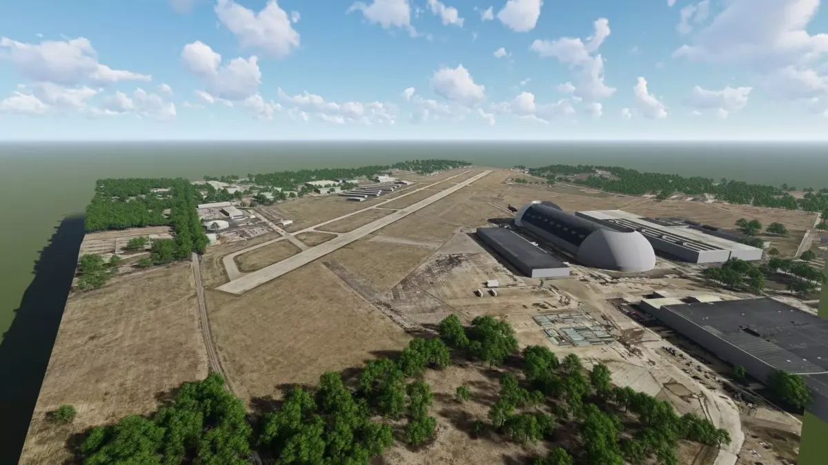 Akron Fulton International Airport 3D model