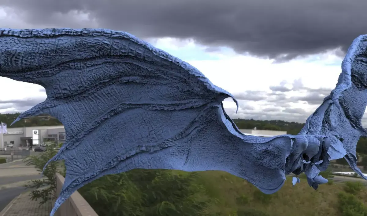 Dragon Croc 3D Wings  3D model