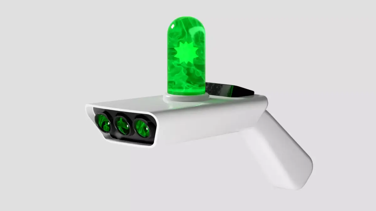 concept portal gun 3D model