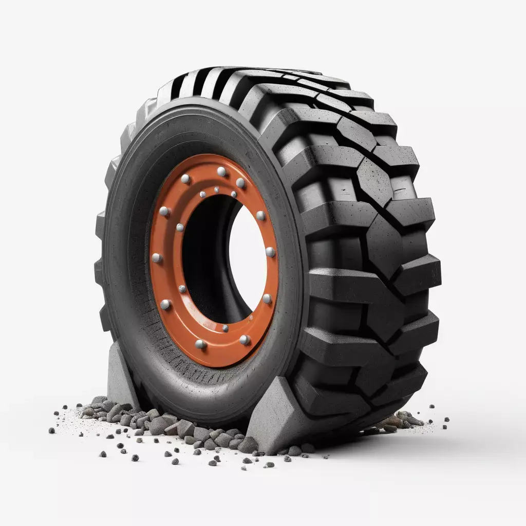 Heavy Duty OffRoad Industrial Tire 3D model
