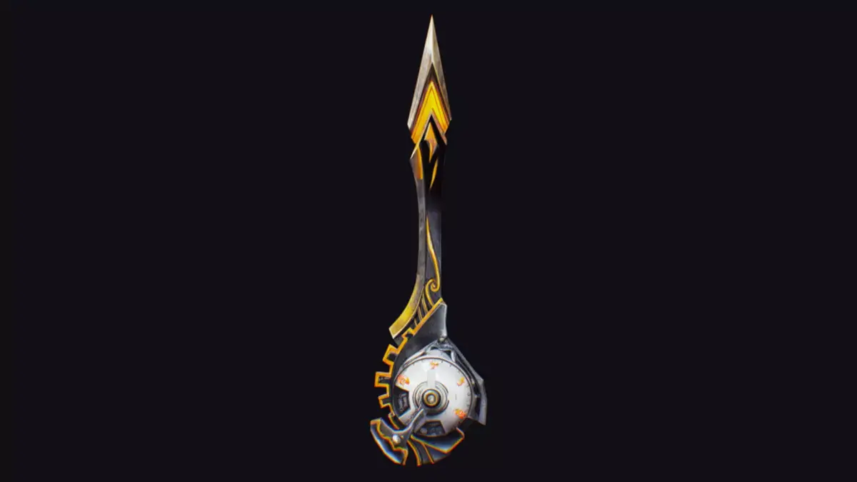 Sword Magical Cutting Fantasy Melee Dagger Iron Blade Saber Low-poly 3D model 3
