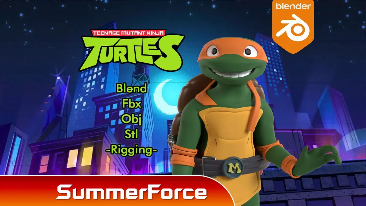 Michelangelo - TMNT 3D model