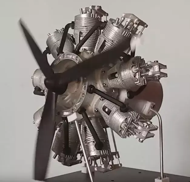 RADIALE ENGINE - MOTEUR ETOILE 3D print model