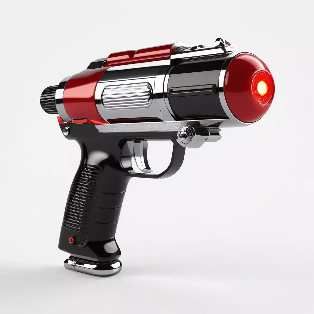Retro SciFi Ray Gun Blaster 3D model