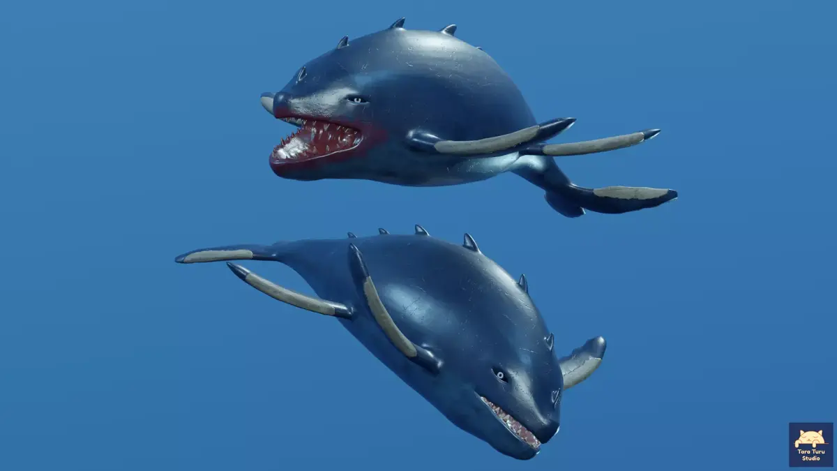 Mutant Sea Monster Low-poly 3D model