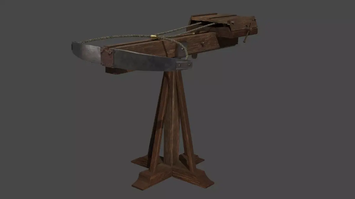 Old ballista Free 3D model