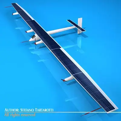 Solar impulse 3D model