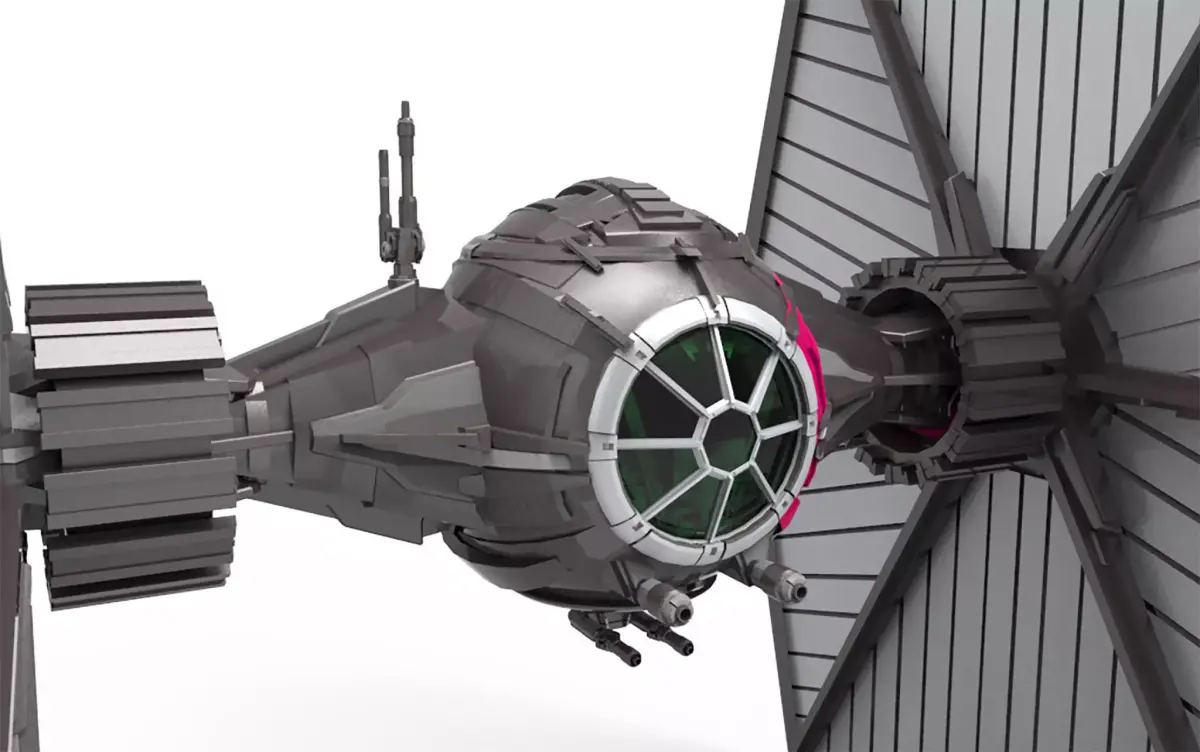 First Order TIE Low-poly 3D model