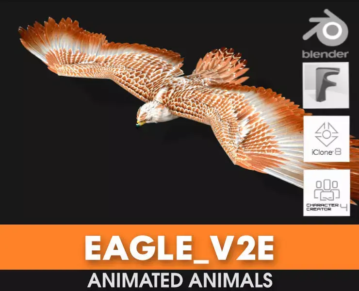 Eagle V2E 3D model
