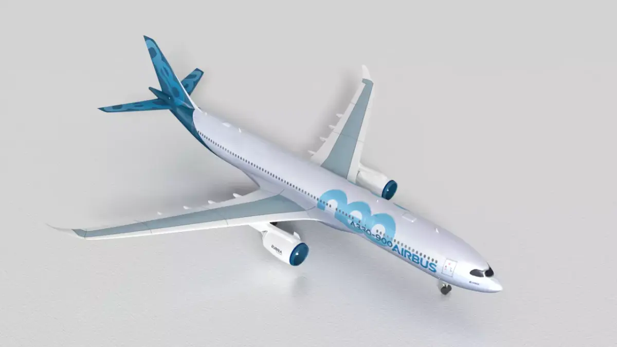 Airbus A330 Neo Nete airplane 3D print model 3D print model