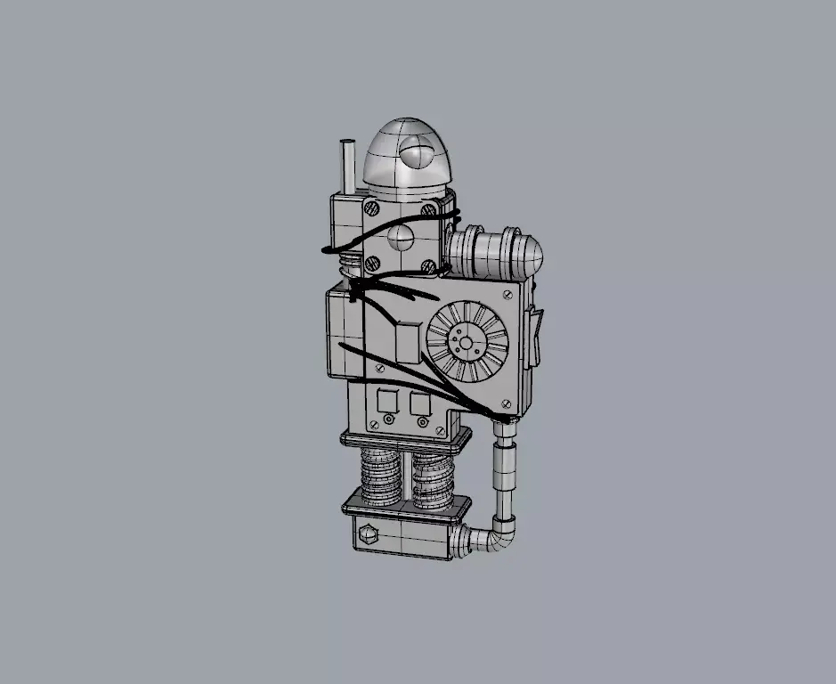 Doctor Who Zygon Detector Ding Device Replica Miniature Prop 3D print model