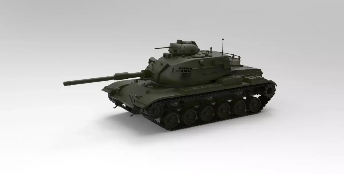 M60 tank 3D model