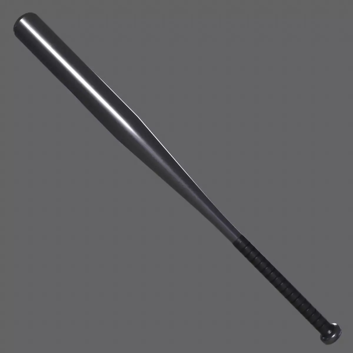 PBR Baseball Bat Steel Low-poly 3D model