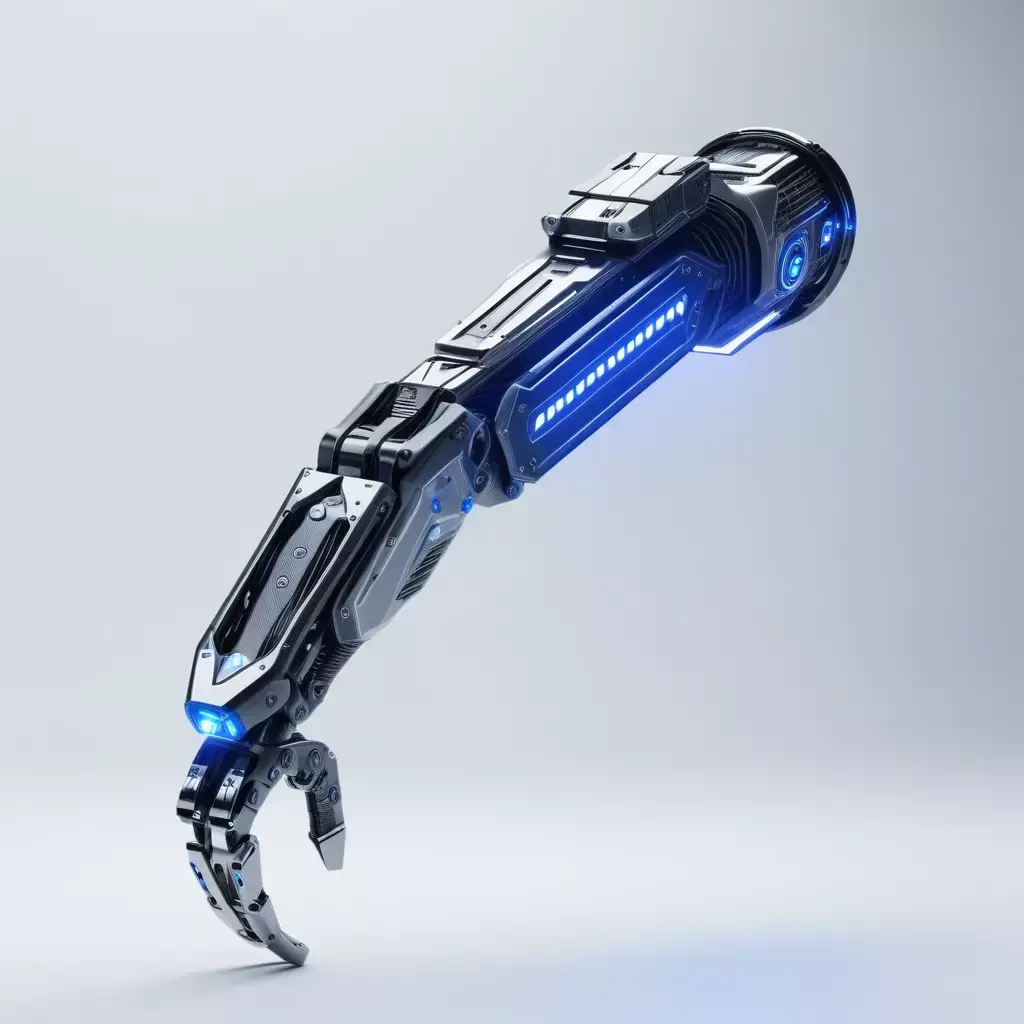 Futuristic Cybernetic Arm Model 3D model purchase