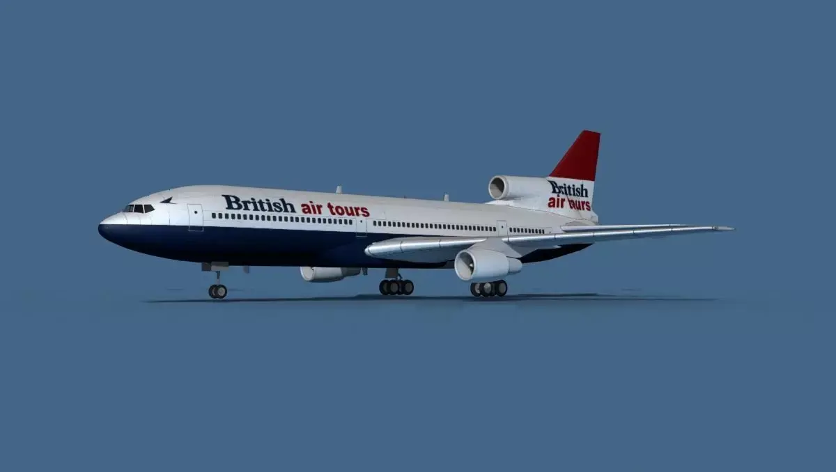Lockheed L-1011-50 British Air Tours 3D model