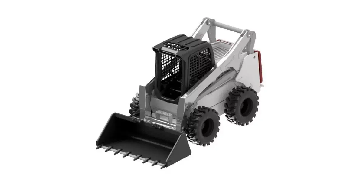 Bobcat S850 1 to 24 scale skidsteer  3D print model