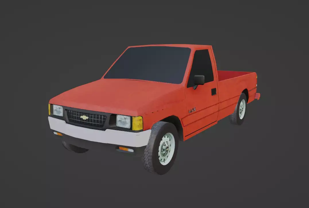 Chevrolet Luv 1992 Low-poly 3D model