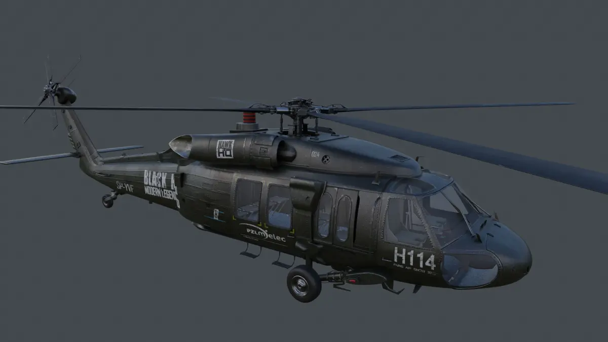 UH-60 Blackhawk 3D model