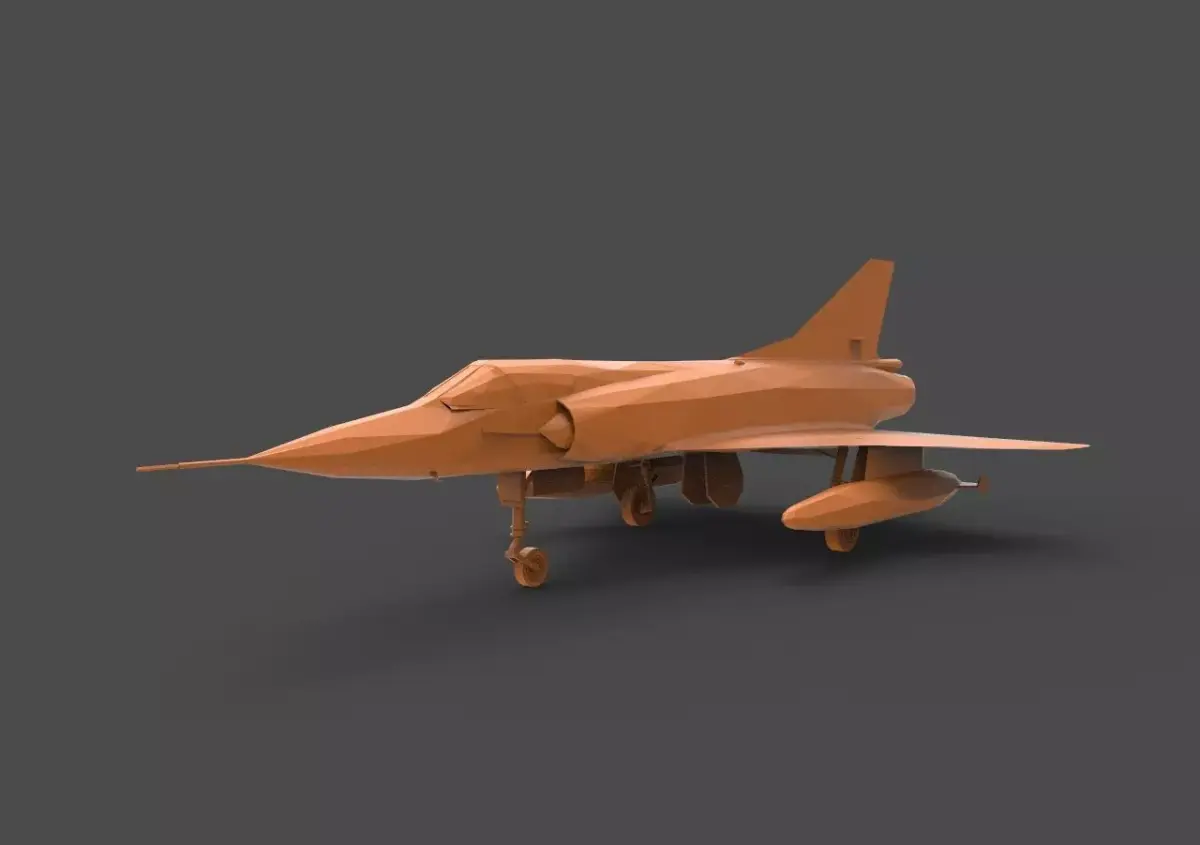 Dassault Mirage 3D print model