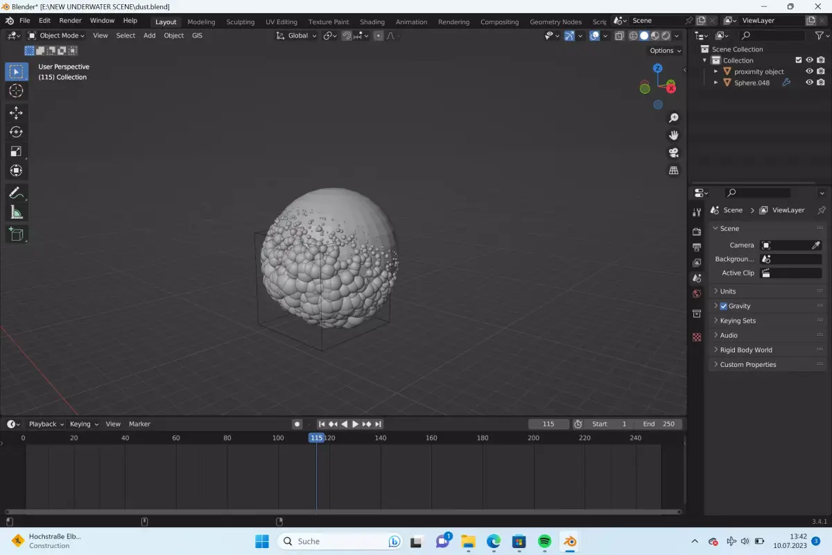 geometry nodes bubbles  3D model