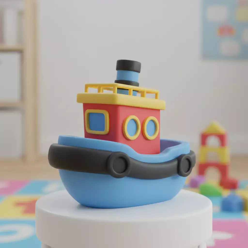 Miniature Tugboat  3D print model