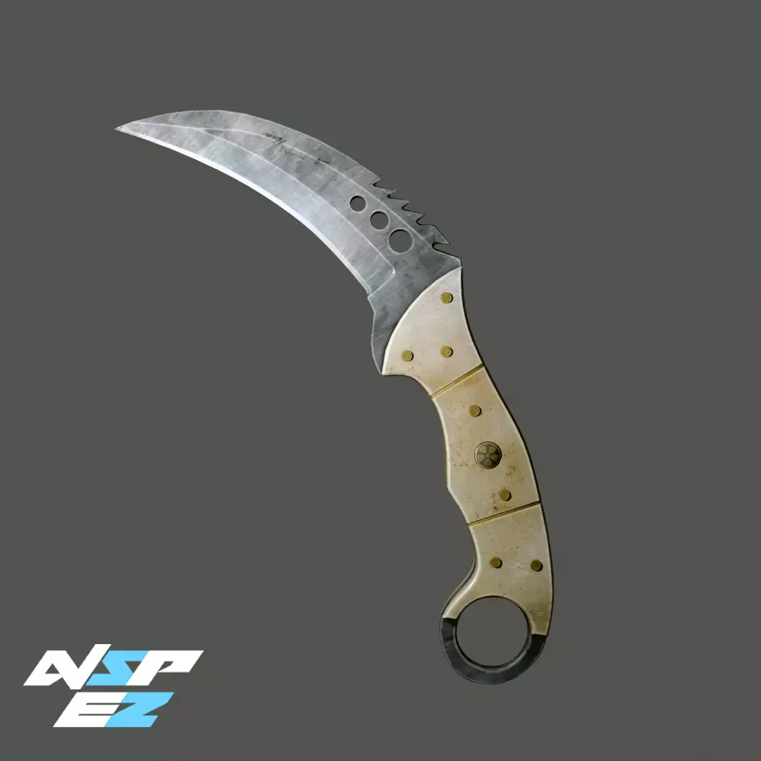 Talon Knife CS GO Knife Low-poly 3D model
