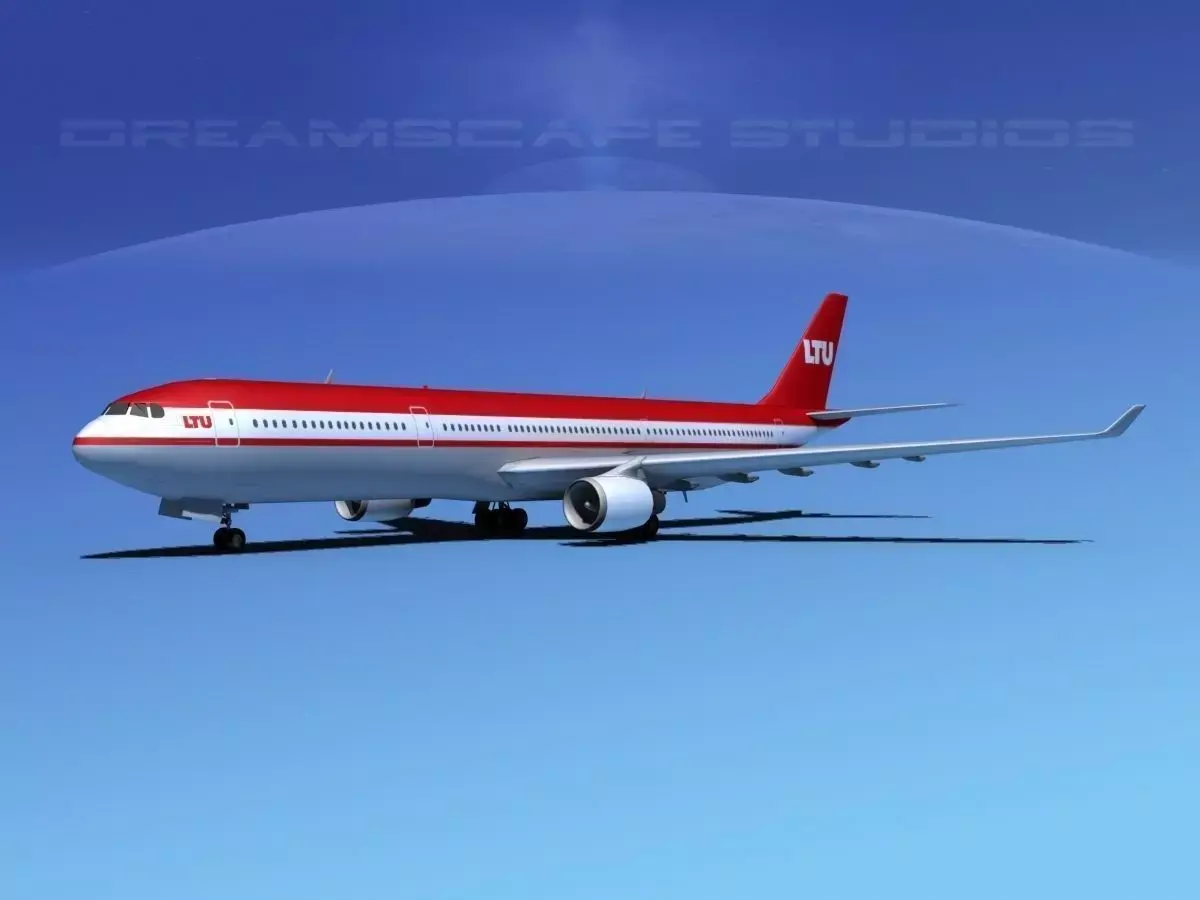 Airbus A330-300 LTU 3D model