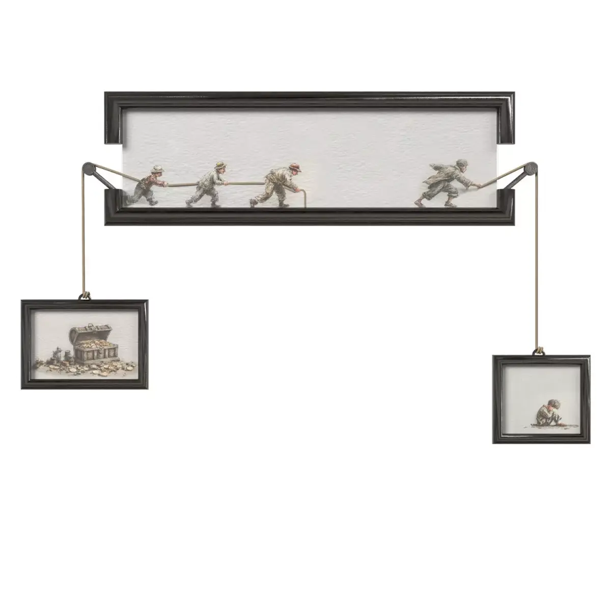 Illustrated wall art frame - Part 10 3D model