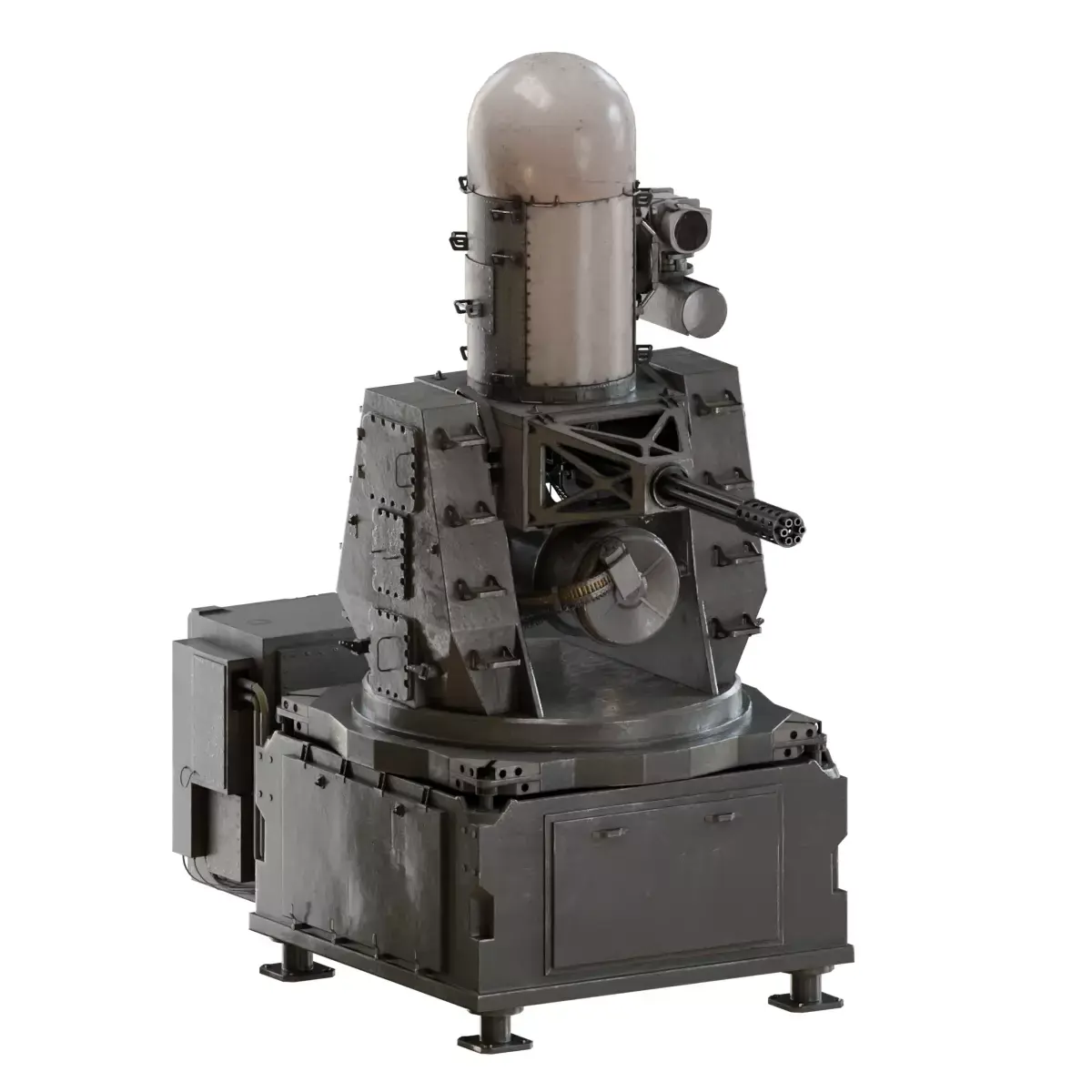 Phalanx CIWS Low-poly 3D model purchase