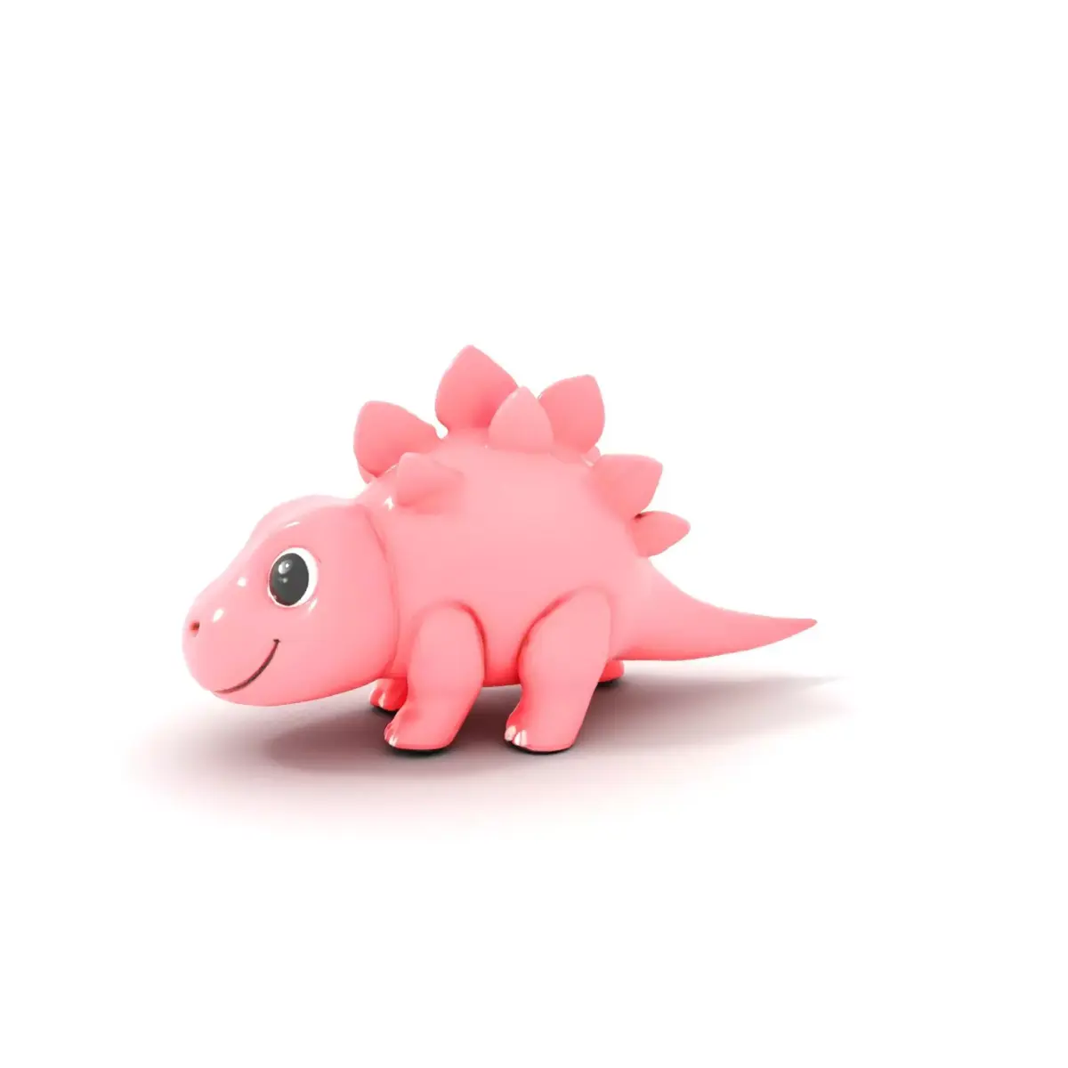 Pink Dinosaur Toy model pack Low-poly 3D model purchase