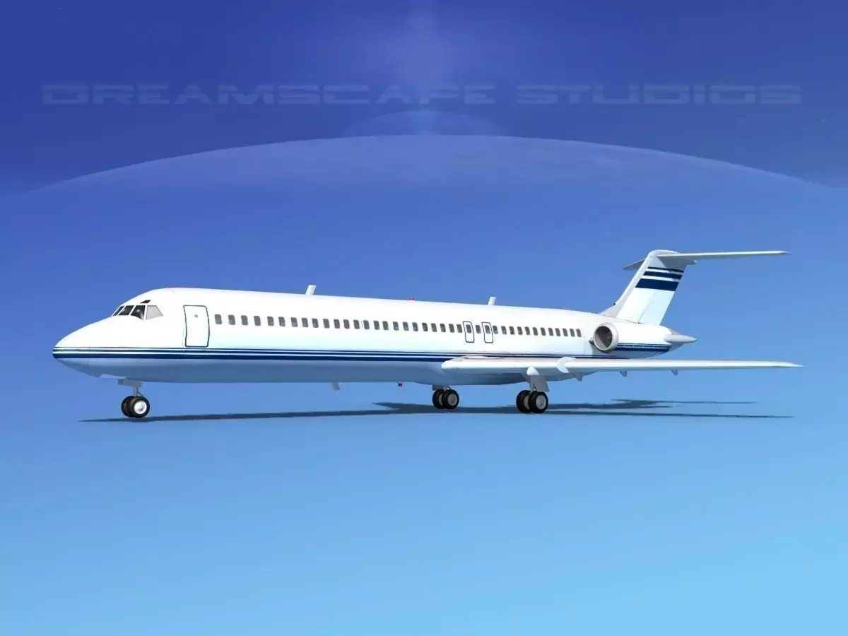 Douglas DC-9-40 Executive 2 3D model