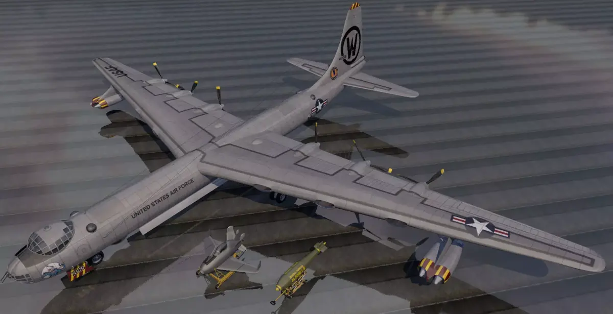 Convair B-36H Peacemaker 3D model