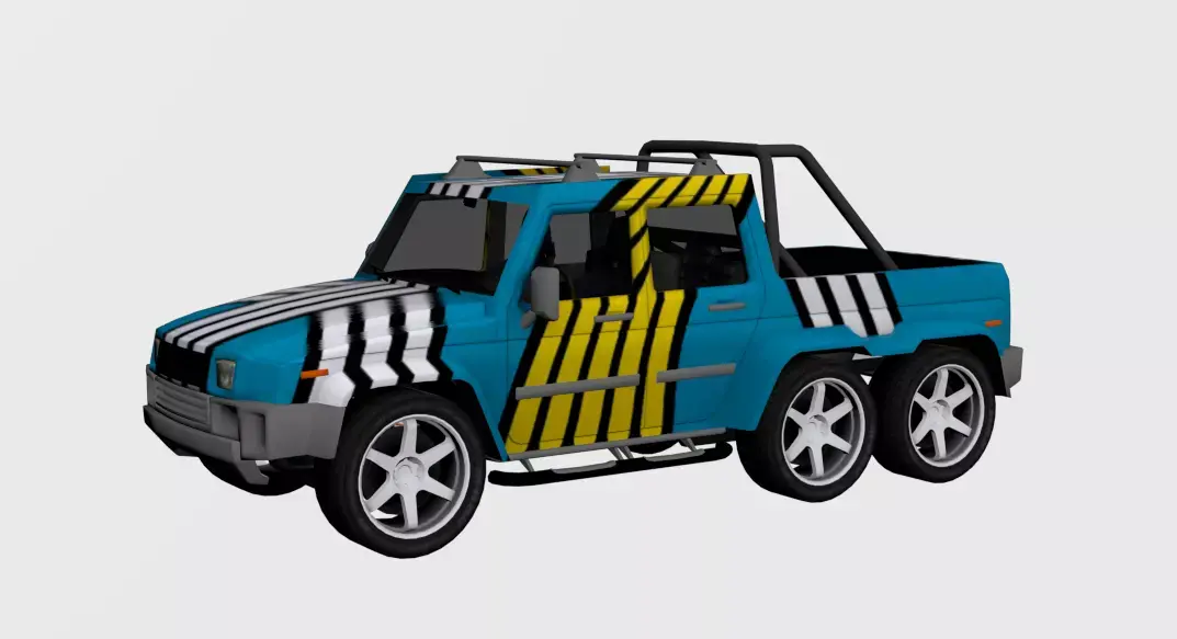 Jeep 3D Model Low-poly 3D model