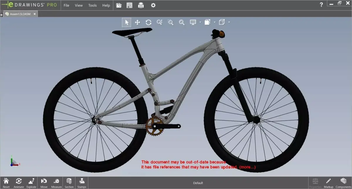 Bicycle - 2015 mountain-bike 3D model