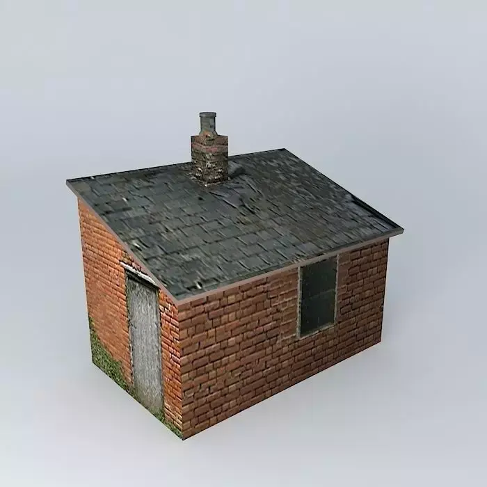 Eco Rail Track Tool Shed Old Steam Days Free 3D model