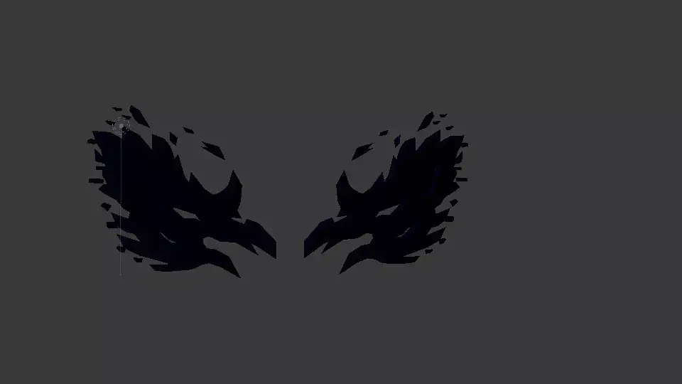 Blue Wings 3D model