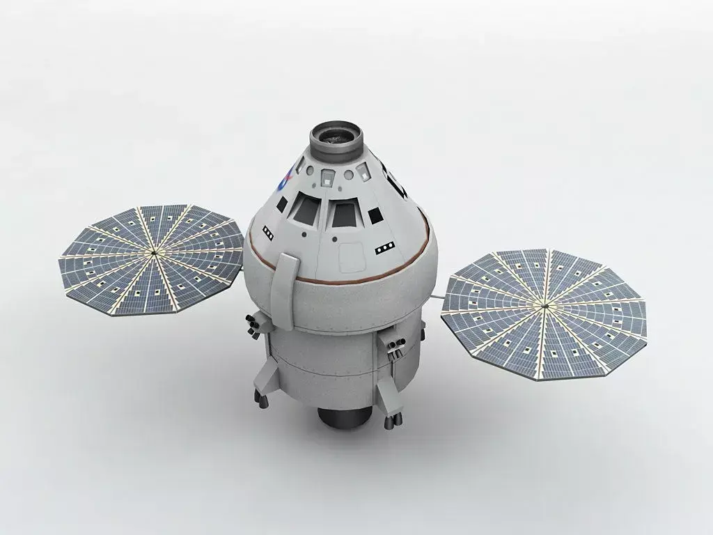 Orion MPCV Multi-Purpose Crew Vehicle Low-poly 3D model