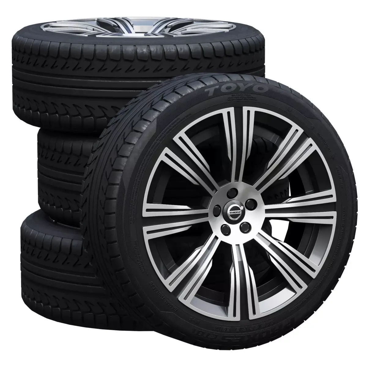 Volvo wheels  3D model
