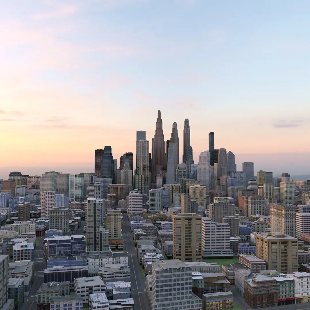 City 54 3D model