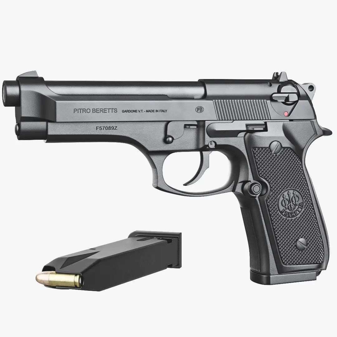Beretta M92 FS 3D model