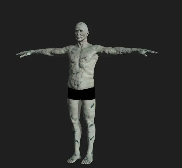 Zombie Free 3D model