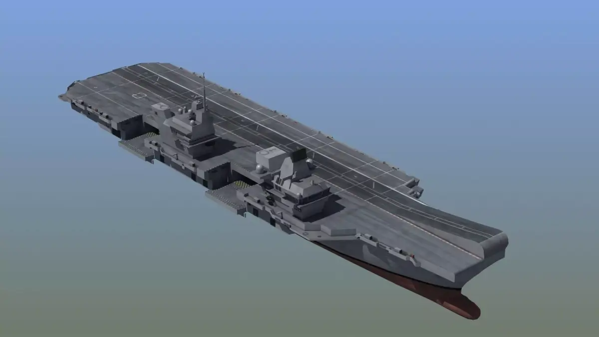 Queen Elizabeth Class Carrier LD1 3D model