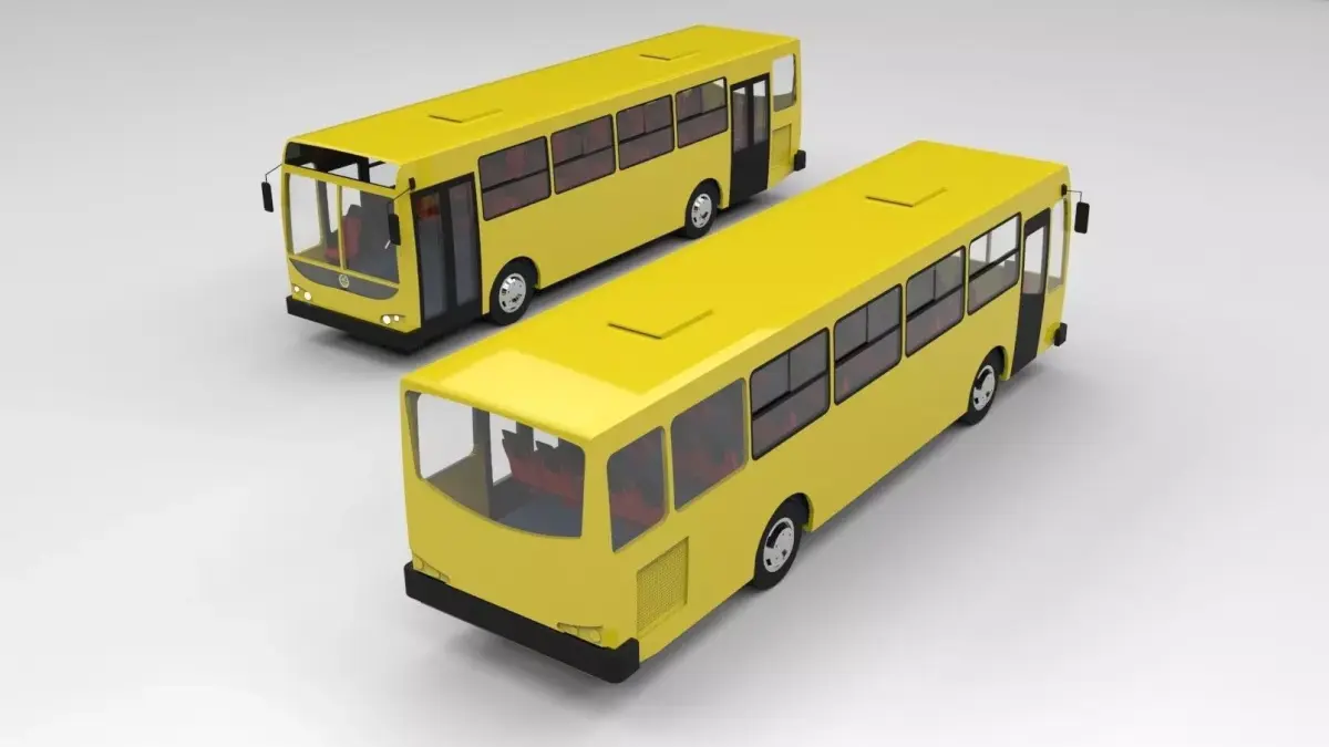 City Bus  Low-poly 3D model purchase