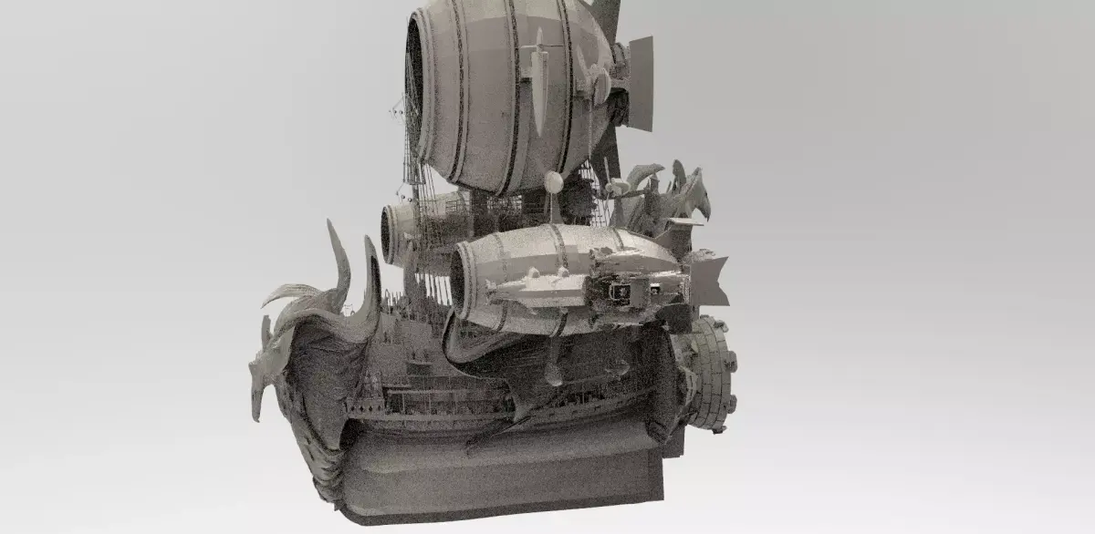 Eagle Claw AirShip 3D model